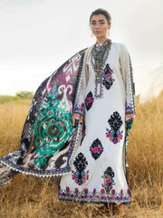 Zainab Chottani Embroidered Lawn Unstitched 3Pc Suit D-17 Nivara