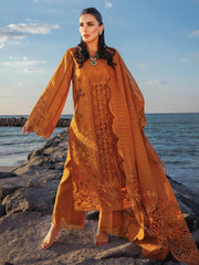 Rang Rasiya Premium Embroidered Lawn Unstitched 3Pc Suit D-12 ZARIAH
