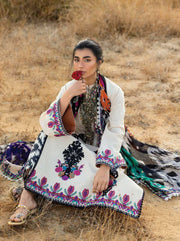 Zainab Chottani Embroidered Lawn Unstitched 3Pc Suit D-17 Nivara