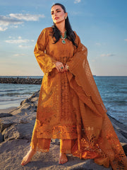 Rang Rasiya Premium Embroidered Lawn Unstitched 3Pc Suit D-12 ZARIAH