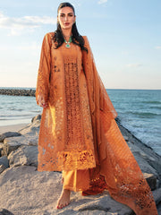 Rang Rasiya Premium Embroidered Lawn Unstitched 3Pc Suit D-12 ZARIAH