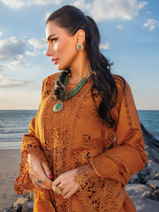 Rang Rasiya Premium Embroidered Lawn Unstitched 3Pc Suit D-12 ZARIAH