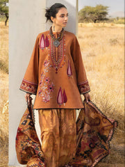 Zainab Chottani Embroidered Lawn Unstitched 3Pc Suit D-18 Orlina