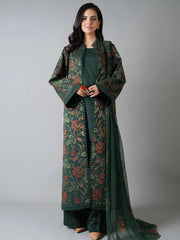 Chikankari Exclusive Embroidered Karandi Unstitched 3PC CH25-V1-D19