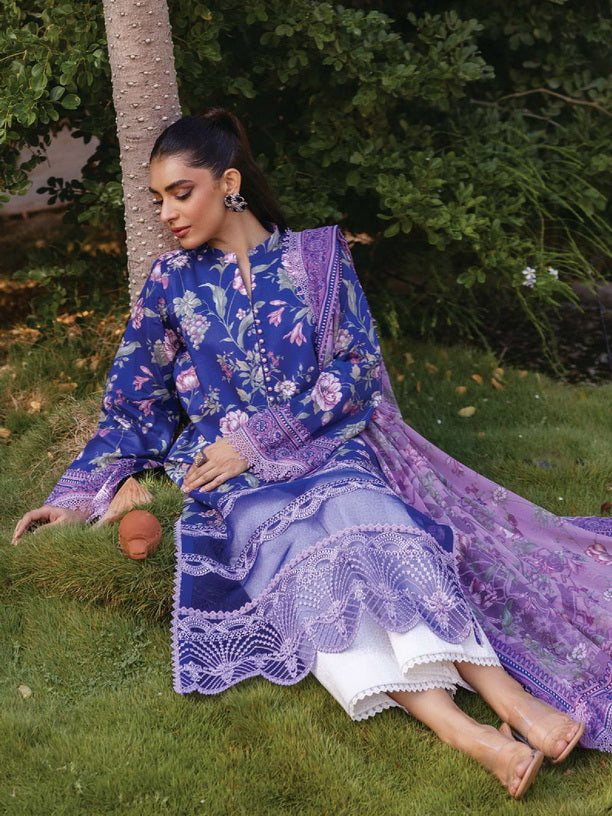 Tahra by Zainab Chottani Embroidered Lawn Unstitched 3Pc Suit D-01B RYMA