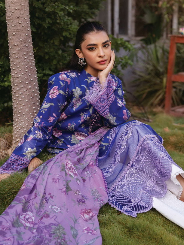 Tahra by Zainab Chottani Embroidered Lawn Unstitched 3Pc Suit D-01B RYMA
