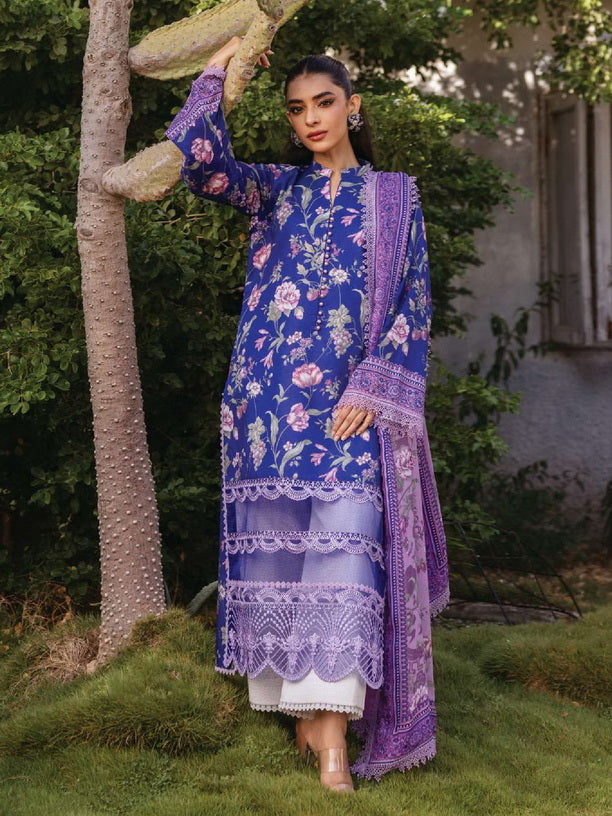 Tahra by Zainab Chottani Embroidered Lawn Unstitched 3Pc Suit D-01B RYMA