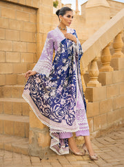 Zainab Chottani Luxury Lawn Unstitched Embroidered 3Pc Suit D-1B SEHER