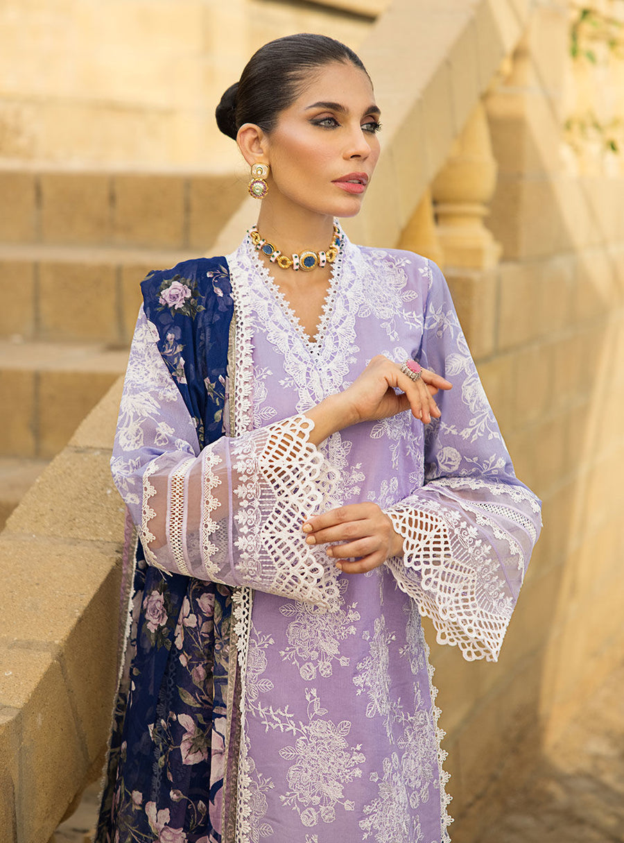 Zainab Chottani Luxury Lawn Unstitched Embroidered 3Pc Suit D-1B SEHER