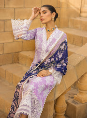 Zainab Chottani Luxury Lawn Unstitched Embroidered 3Pc Suit D-1B SEHER