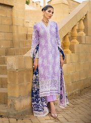Zainab Chottani Luxury Lawn Unstitched Embroidered 3Pc Suit D-1B SEHER