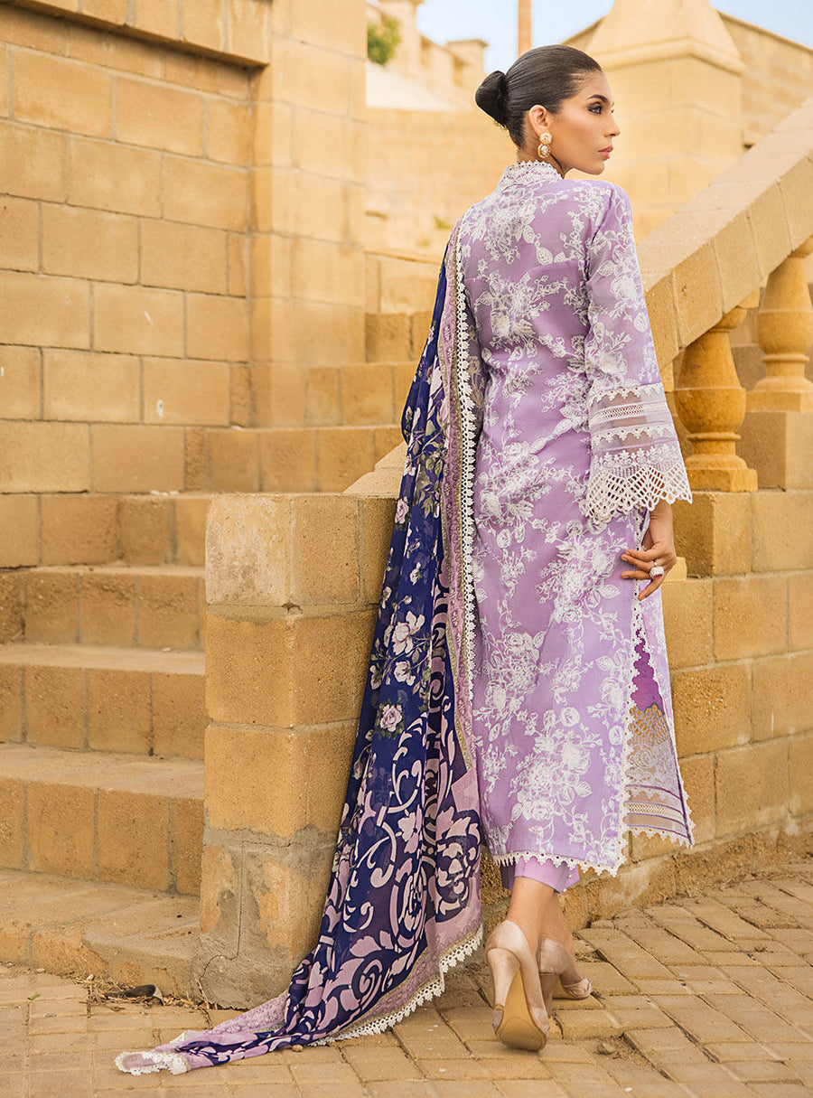 Zainab Chottani Luxury Lawn Unstitched Embroidered 3Pc Suit D-1B SEHER