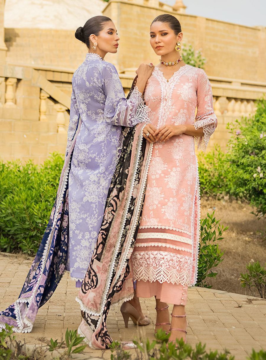 Zainab Chottani Luxury Lawn Unstitched Embroidered 3Pc Suit D-1B SEHER