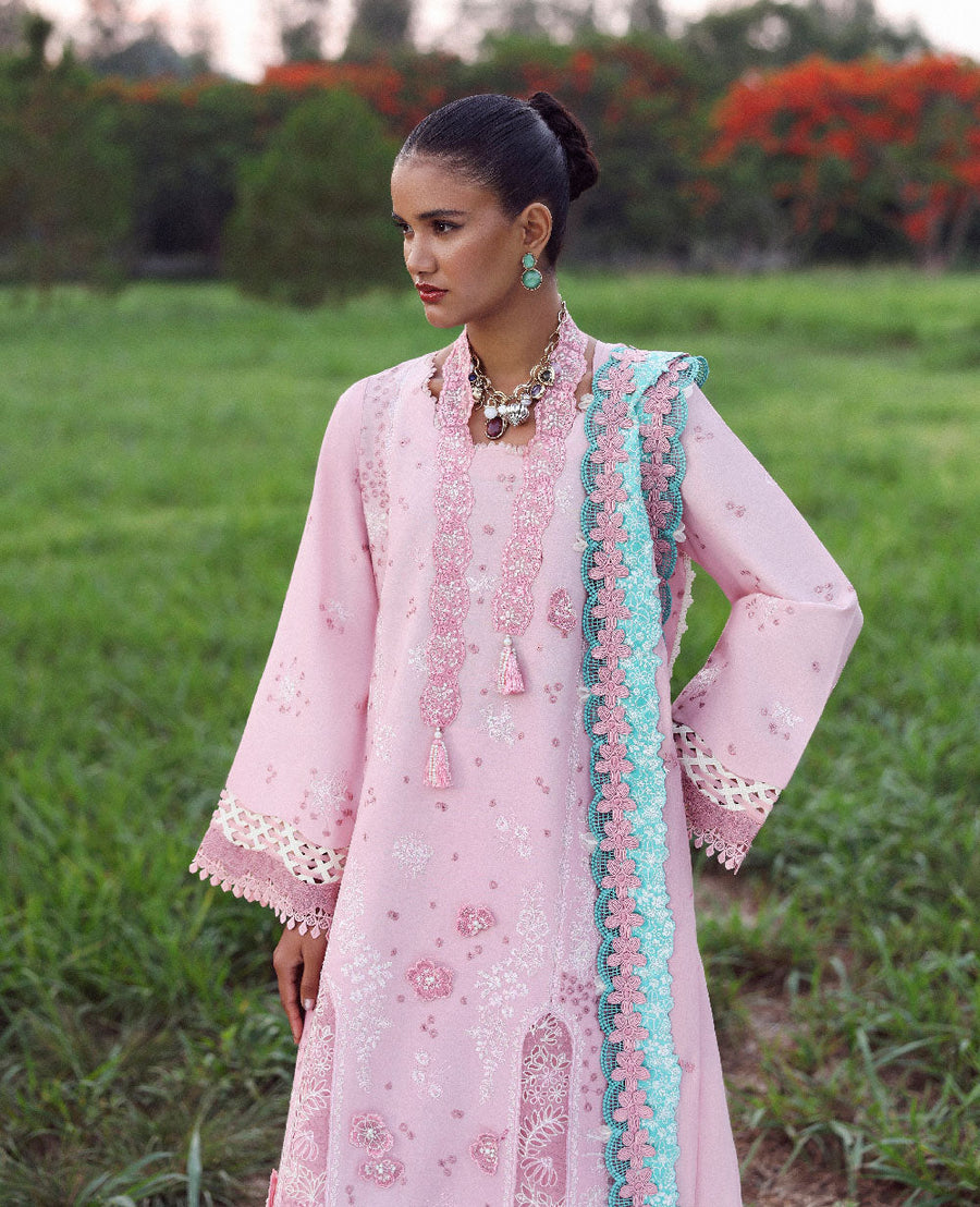 Republic WomensWear Lilas Embroidered Lawn Unstitched 3Pc Suit D-1B ZAYRA