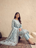 Zeenia Serene Printed Linen Unstitched 3Pc Suit D-20