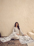 Zeenia Serene Printed Linen Unstitched 3Pc Suit D-22