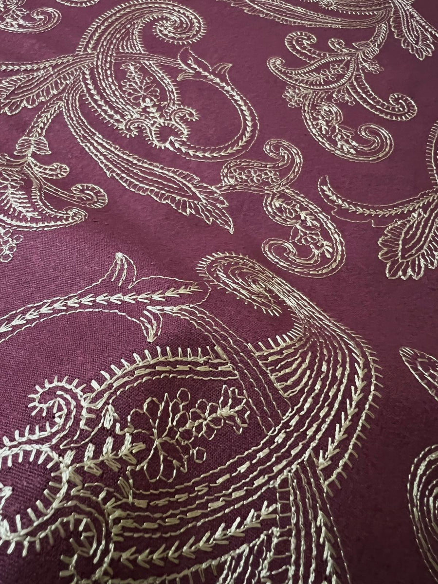 Chikankari Exclusive Embroidered Karandi Unstitched 3PC CH25-V1-D23