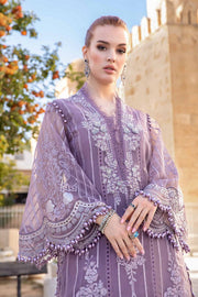 Maria.B Unstitched Embroidered Luxury Lawn 3Pc Suit D-2401-A
