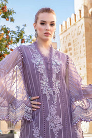 Maria.B Unstitched Embroidered Luxury Lawn 3Pc Suit D-2401-A