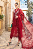 Maria.B Unstitched Embroidered Luxury Lawn 3Pc Suit D-2401-B