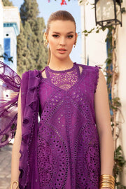 Maria.B Unstitched Embroidered Luxury Lawn 3Pc Suit D-2402-B