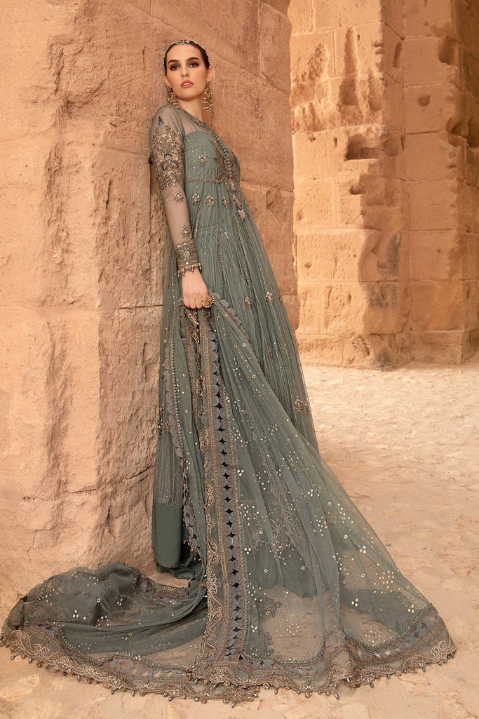 Maria.B Unstitched Embroidered Luxury Lawn 3Pc Suit D-2403-A