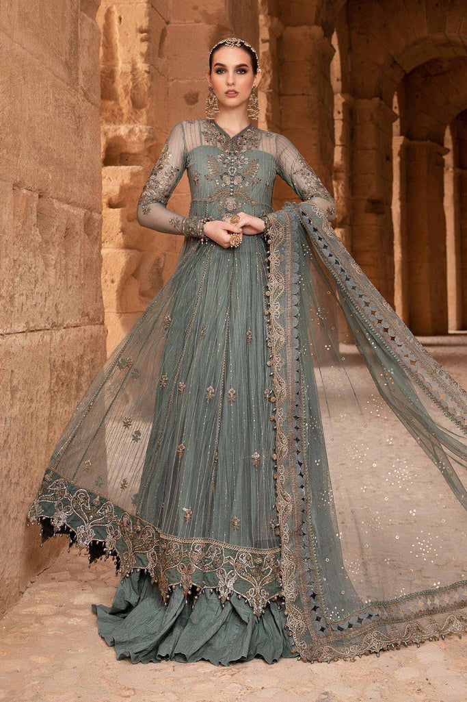 Maria.B Unstitched Embroidered Luxury Lawn 3Pc Suit D-2403-A