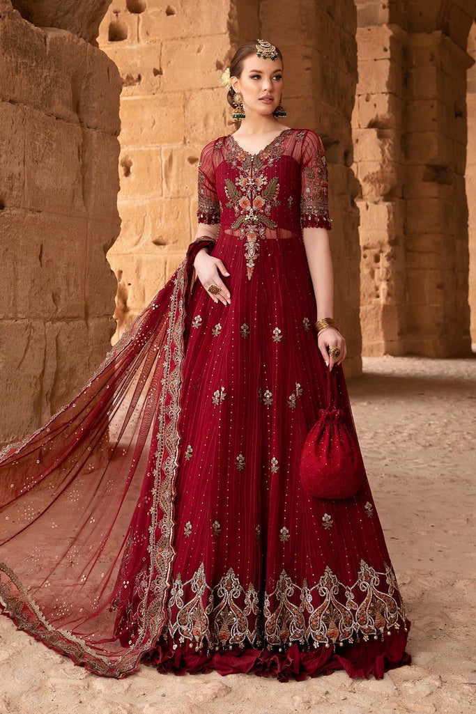 Maria.B Unstitched Embroidered Luxury Lawn 3Pc Suit D-2403-B