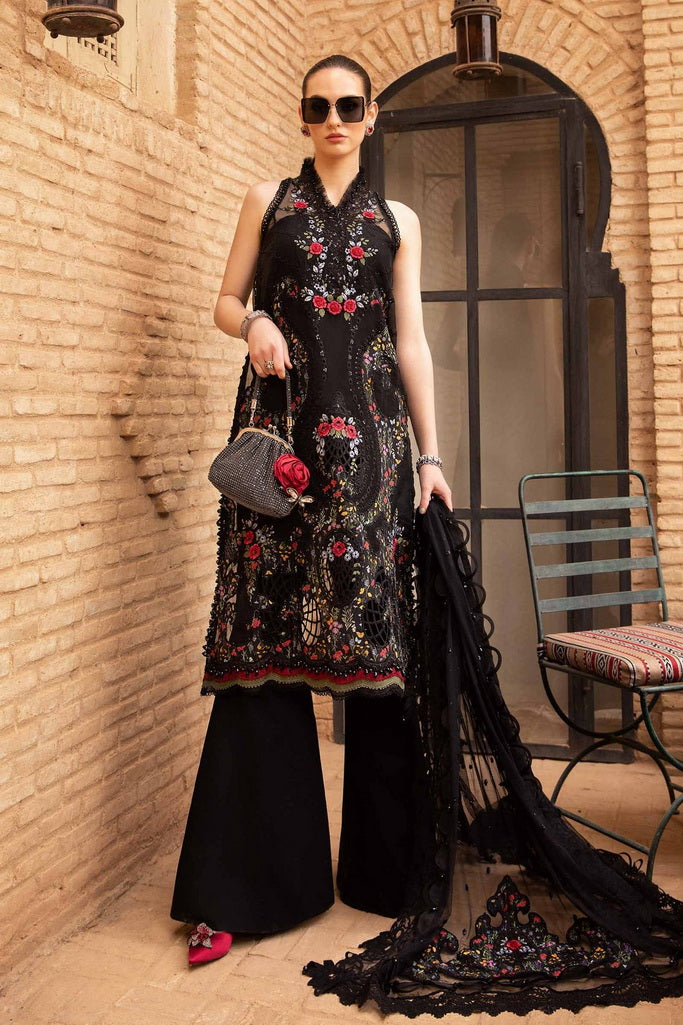 Maria.B Unstitched Embroidered Luxury Lawn 3Pc Suit D-2405-B