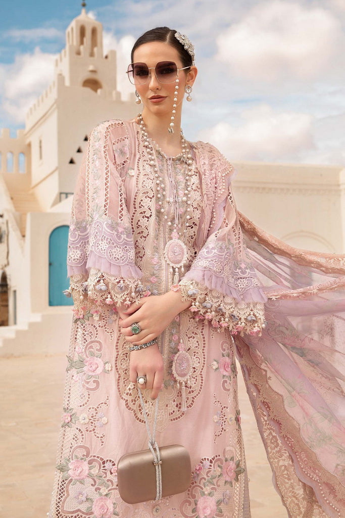 Maria.B Unstitched Embroidered Luxury Lawn 3Pc Suit D-2406-A
