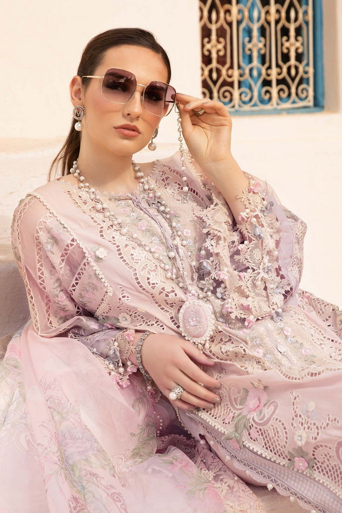 Maria.B Unstitched Embroidered Luxury Lawn 3Pc Suit D-2406-A