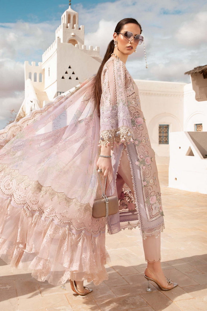 Maria.B Unstitched Embroidered Luxury Lawn 3Pc Suit D-2406-A