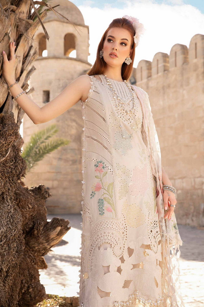 Maria.B Unstitched Embroidered Luxury Lawn 3Pc Suit D-2407-A