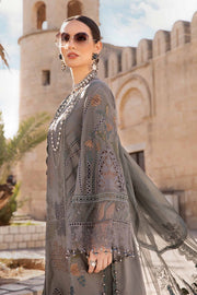 Maria.B Unstitched Embroidered Luxury Lawn 3Pc Suit D-2407-B