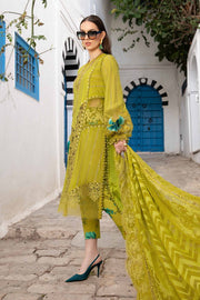 Maria.B Unstitched Embroidered Luxury Lawn 3Pc Suit D-2408-A