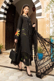 Maria.B Unstitched Embroidered Luxury Lawn 3Pc Suit D-2408-B