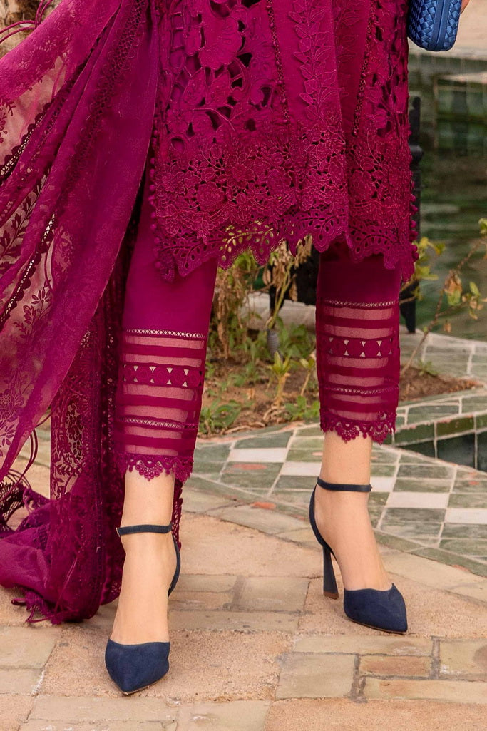 Maria.B Unstitched Embroidered Luxury Lawn 3Pc Suit D-2409-B