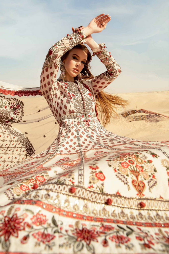 Maria.B Unstitched Embroidered Luxury Lawn 3Pc Suit D-2413-A