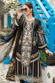 Maria.B Unstitched Embroidered Luxury Lawn 3Pc Suit D-2415-B