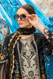 Maria.B Unstitched Embroidered Luxury Lawn 3Pc Suit D-2415-B