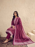 Zeenia Serene Printed Linen Unstitched 3Pc Suit D-24