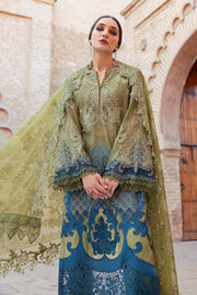 Maria.B Voyage a Luxe Embroidered Lawn Unstitched 3Pc Suit D-2501-A