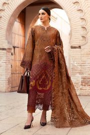 Maria.B Voyage a Luxe Embroidered Lawn Unstitched 3Pc Suit D-2501-B