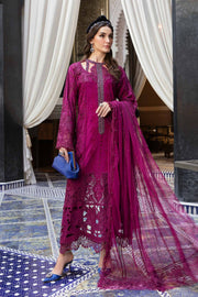 Maria.B Voyage a Luxe Embroidered Lawn Unstitched 3Pc Suit D-2502-B