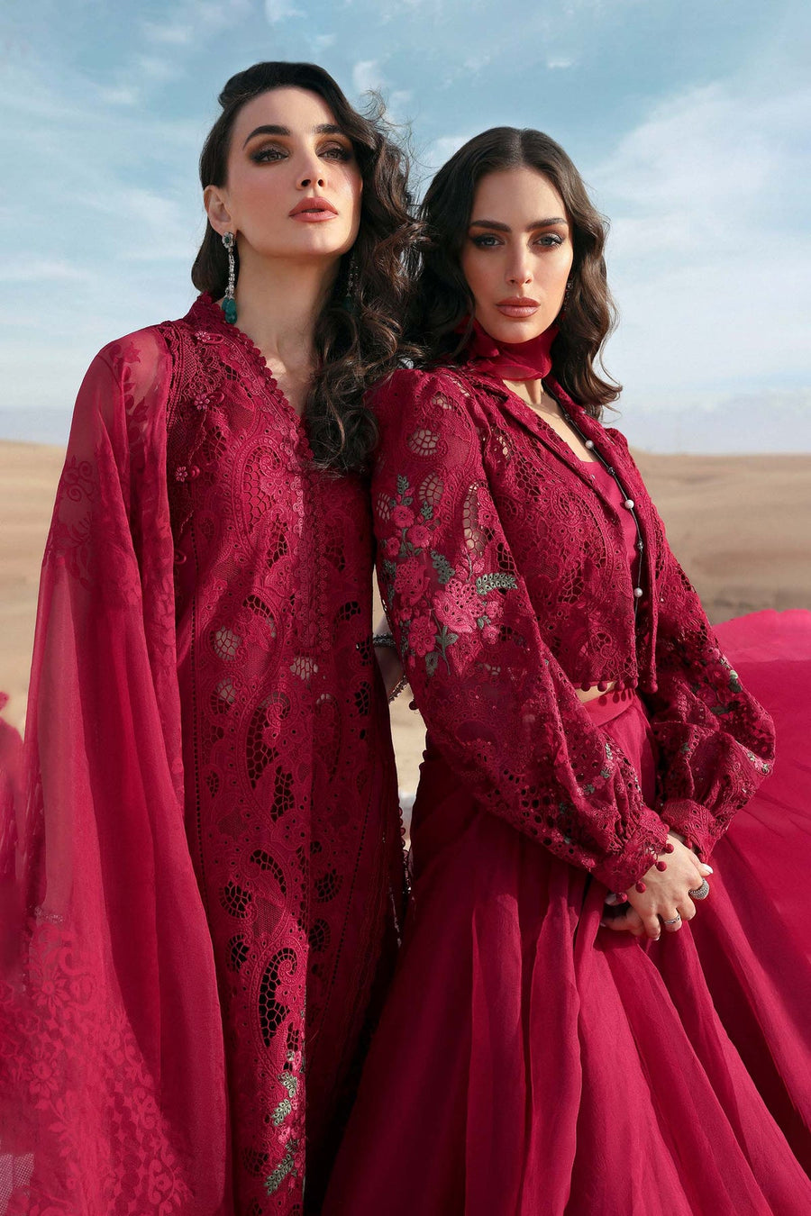 Maria.B Voyage a Luxe Embroidered Lawn Unstitched 3Pc Suit D-2504-A