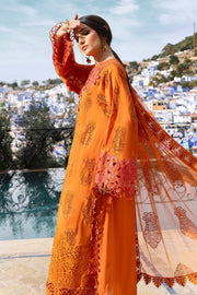 Maria.B Voyage a Luxe Embroidered Lawn Unstitched 3Pc Suit D-2505-B