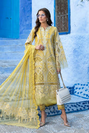 Maria.B Voyage a Luxe Embroidered Lawn Unstitched 3Pc Suit D-2512-A