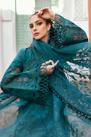 Maria.B Voyage a Luxe Embroidered Lawn Unstitched 3Pc Suit D-2513-B