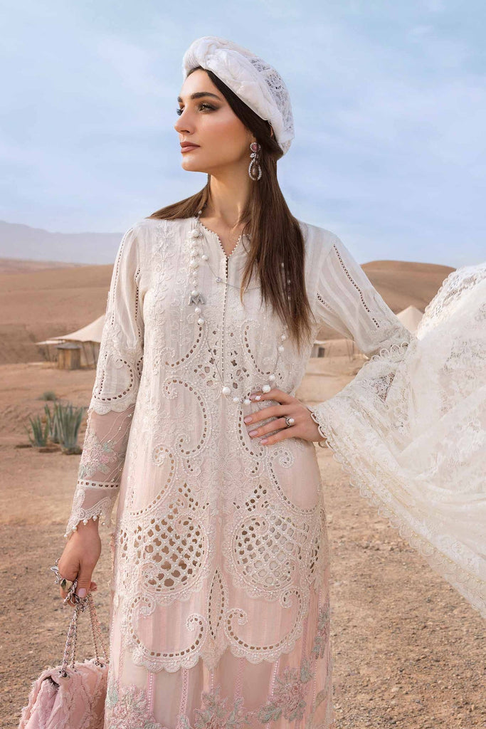 Voyage A Luxe By Maria B Embroidered Lawn Suits Unstitched 3 Piece MB23V 5B - Eid Collection