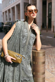 Maria.B Luxury Lawn Unstitched Embroidered 3Pc Suit D-2603-B